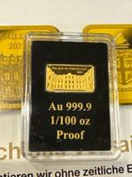Fiji. 5 Dollars Great Gold Bullion Bar Famous Castle