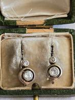 Hoepel oorbellen - 18 karaat Roségoud - Diamant