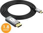 2dekans | USB C naar Displayport Kabel - 8K 60Hz 4K 120Hz -, Ophalen of Verzenden, Zo goed als nieuw