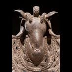 Bokkenkop - Bronze ancien - Yoruba - Nigeria, Antiek en Kunst, Kunst | Niet-Westerse kunst