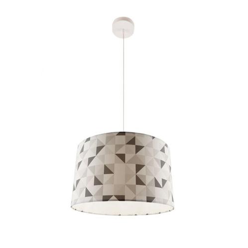 Ruitjesmotief hanglamp grijs, tienerkamer, Kinderen en Baby's, Kinderkamer | Inrichting en Decoratie, Nieuw, Ophalen of Verzenden