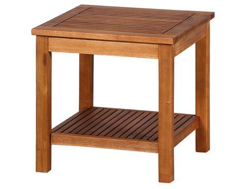 Siena Garden Astoria bijzettafel 45x45x45 cm acacia - Natuur, Tuin en Terras, Tuintafels, Nieuw, Teakhout, Ophalen of Verzenden