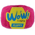 Katia WOW Fluffy - 95 Fuchsia - Mohair-Look Acryl/Wol Gare, Ophalen of Verzenden, Nieuw