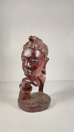 Denker van hardhout - Mende - Sierra Leone (Zonder, Antiek en Kunst