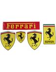 OFFICIEEL FERRARI STICKERSET 5 STUKS