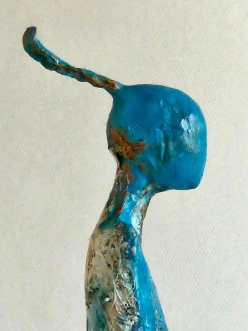 Raghad - Équilibre azur, Antiek en Kunst, Kunst | Designobjecten