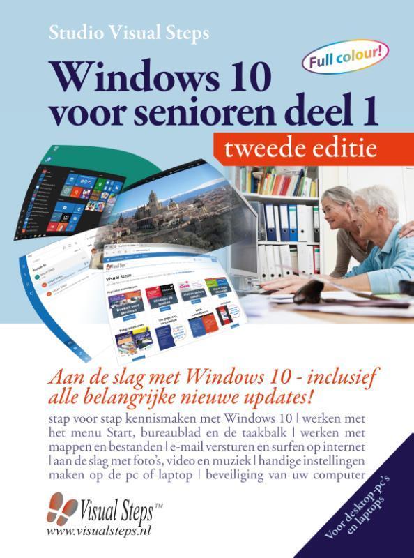 Windows 10 voor senioren 9789059055346 Studio Visual Steps, Boeken, Informatica en Computer, Gelezen, Verzenden