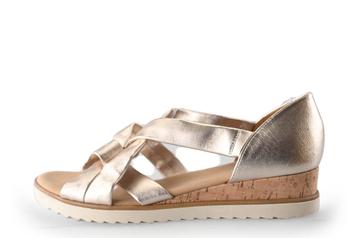 Gabor Sandalen in maat 42½ Goud | 10% extra korting beschikbaar voor biedingen