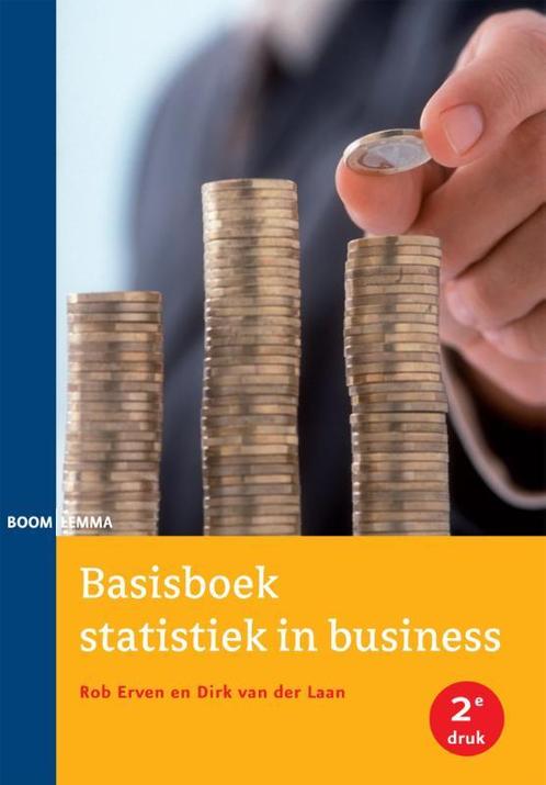 Basisboek statistiek in business, 9789462360389, Boeken, Studieboeken en Cursussen, Zo goed als nieuw, Verzenden