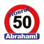 Huldeschild Abraham 50 jaar, Ophalen of Verzenden, Nieuw