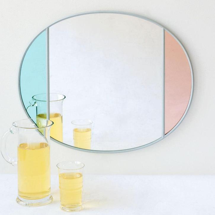 Magis vitrail ovale spiegel 50 x 60 cm, Huis en Inrichting, Woonaccessoires | Spiegels, Nieuw, Verzenden