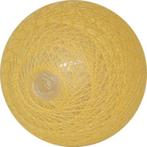 Cotton ball Soft Geel - 6cm, Nieuw, Verzenden