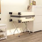 vidaXL Bagagerek 56x40x49 cm zwart en zilver, Verzenden, Nieuw