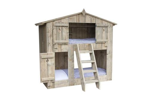 Stapelbed BOOMHUT, Kinderen en Baby's, Kinderkamer | Stapelbedden en Hoogslapers, Stapelbed, Nieuw, Verzenden