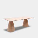 Tafel Rechthoekig Eikenhout  Kegelpoot  180x90, Nieuw