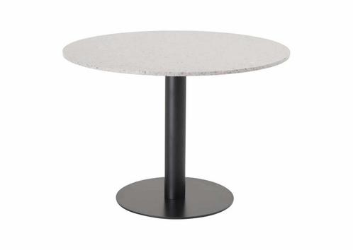 Eettafel - Christy - 106 cm - Grijs - Terrazzo - Jörn, Huis en Inrichting, Tafels | Eettafels, Nieuw, Verzenden