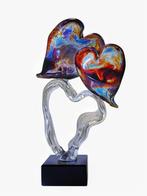 Fabio Tagliapietra - sculptuur, Cuori intrecciati - 20 cm -