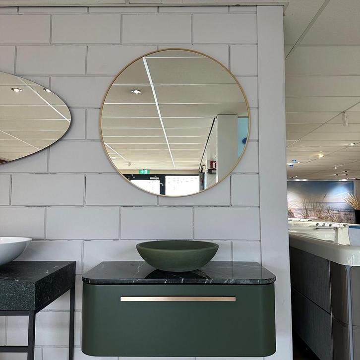 Detremmerie Round green 90 Emperador, Huis en Inrichting, Badkamer | Badkamermeubels, Wasbak of Wastafel