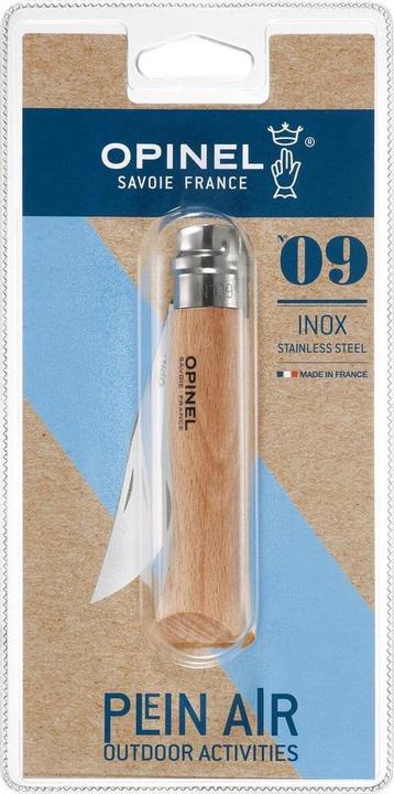 Opinel No.9 Zakmes - RVS/Inox - Hout beschikbaar voor biedingen