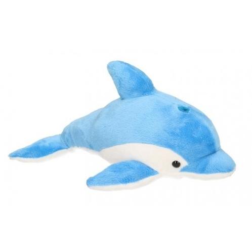 Pluche blauwe dolfijn knuffel 33 cm - Knuffel dolfijnen, Kinderen en Baby's, Speelgoed | Knuffels en Pluche, Verzenden