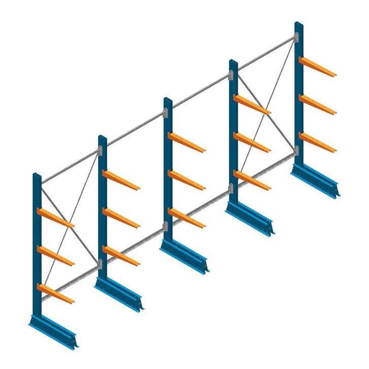 Voordeelrij Draagarmstelling licht Enkelzijdig, Zakelijke goederen, Kantoor en Winkelinrichting | Magazijn, Stelling en Opslag