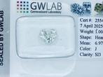 1 pcs Diamant (Natuurlijk) - 1.00 ct - Hart - J - SI3 -, Nieuw