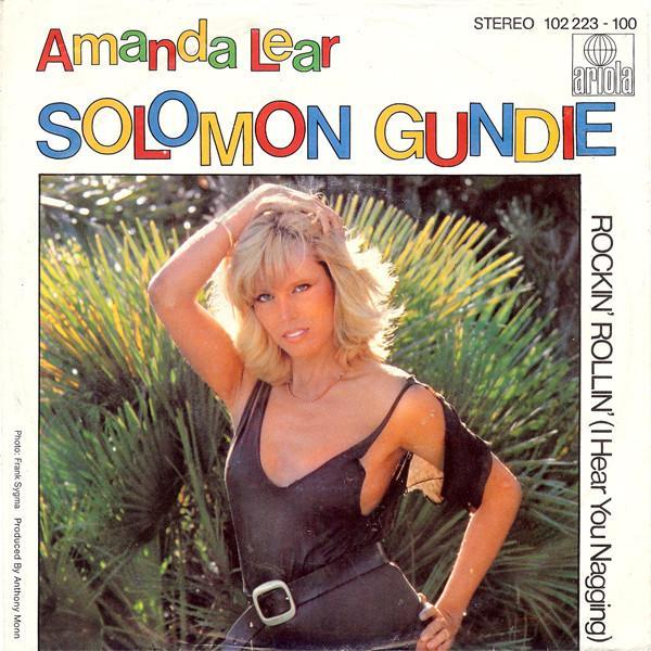 Single vinyl / 7 inch - Amanda Lear - Solomon Gundie, Cd's en Dvd's, Vinyl Singles, Zo goed als nieuw, 7 inch, Pop, Verzenden