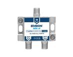 Edision signaal splitter 2-voudig 5-2400 Mhz, Ophalen of Verzenden, Nieuw