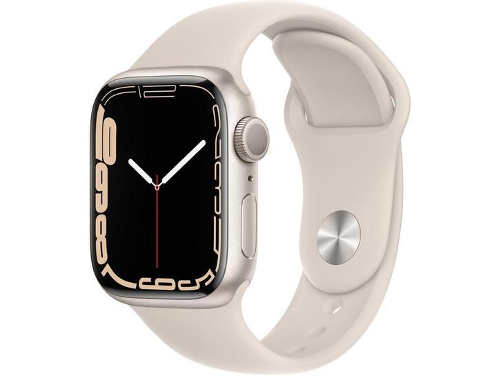 Apple Watch Series 7 - Smartwatch - Zuurstofmeting ECG - Wit, Huis en Inrichting, Woonaccessoires | Overige, Zo goed als nieuw