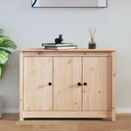 vidaXL Dressoir 100x35x74 cm massief grenenhout, Huis en Inrichting, 100 tot 150 cm, Verzenden, Nieuw, Grenenhout