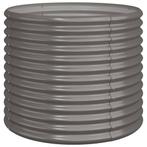 Tuin Plantenbak 80cm Grijs - Tweedekansje! - OP = OP, Rond, Nieuw, Ophalen of Verzenden, Metaal