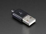 USB DIY Slim Connector Shell - A-M Plug  Adafruit 1827, Hobby en Vrije tijd, Elektronica-componenten, Nieuw, Verzenden