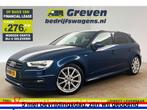 Audi A3 1.4 TFSI CoD S-line 141PK LED Clima Cruise Navi PDC, Blauw, Handgeschakeld, Nieuw, Benzine