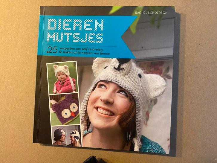 Dierenmutsjes Haken, Breien of Naaien - 25 Projecten NIEUW, Boeken, Hobby en Vrije tijd, Nieuw, Breien en Haken, Ophalen of Verzenden