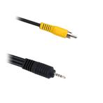 2.5mm naar RCAvideokabel (Geel) voor Camcorders (Nieuw), Verzenden, Nieuw