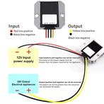 DC-DC Converter 12V naar 24V - 120W - Max. 5A -, Doe-het-zelf en Verbouw, Zonnepanelen en Toebehoren, Verzenden, Nieuw