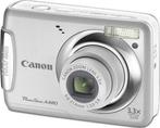 Canon PowerShot A480 Digitale Compact Camera - Zilver, Verzenden, Zo goed als nieuw