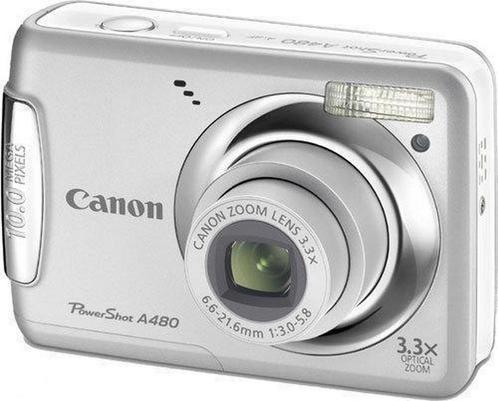 Canon PowerShot A480 Digitale Compact Camera - Zilver, Audio, Tv en Foto, Fotocamera's Digitaal, Zo goed als nieuw, Verzenden