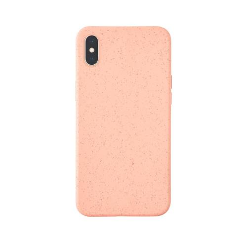 iPhone XS Biodegradable hoesje - Roze, Telecommunicatie, Mobiele telefoons | Toebehoren en Onderdelen, Bescherming, Nieuw