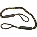 Bungee Dock Line met Dubbele Lus 180-280cm Zwart-Geel, Watersport en Boten, Ophalen of Verzenden, Nieuw