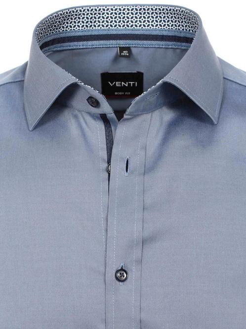 Venti Overhemd Non Iron Blauw Body Fit 103522600-100, Kleding | Heren, Overhemden, Blauw, Nieuw, Verzenden