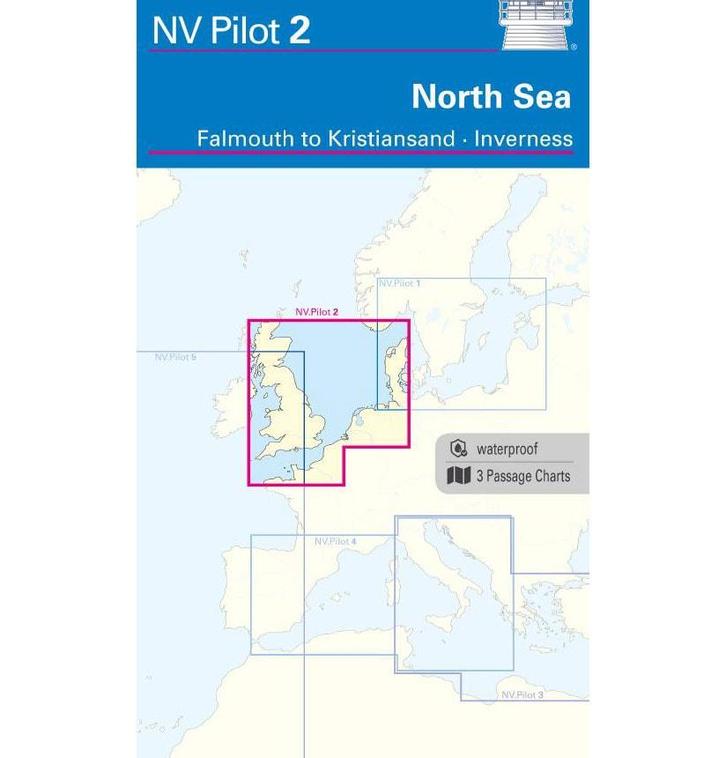 NV Pilot 2 - Overzeiler / Planningskaart Noordzee - Falmouth, Watersport en Boten, Accessoires en Onderhoud, Nieuw, Ophalen of Verzenden