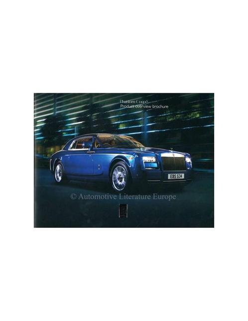 2014 ROLLS ROYCE PHANTOM COUPÉ BROCHURE ENGELS, Boeken, Auto's | Folders en Tijdschriften