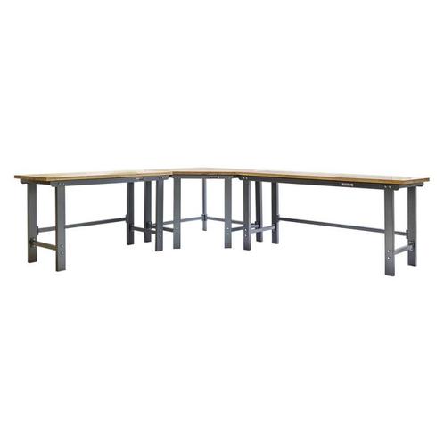 Werkbank hoekopstelling - Hoek werkbank 310 cm x 260 cm, Doe-het-zelf en Verbouw, Werkbanken, Ophalen of Verzenden