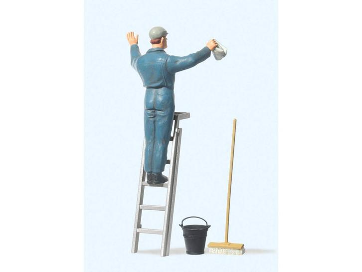 Preiser 45505 Glazenwasser 1:22,5 (Figuren, Scenery), Hobby en Vrije tijd, Modelbouw | Figuren en Diorama's, Nieuw, Ophalen of Verzenden