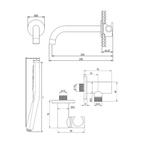 BRAUER Brushed Edition thermostatische inbouw badkraan met, Ophalen of Verzenden, Nieuw