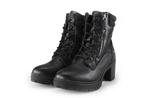 Mustang Veterboots in maat 39 Zwart | 10% extra korting, Verzenden, Zwart, Overige typen, Zo goed als nieuw