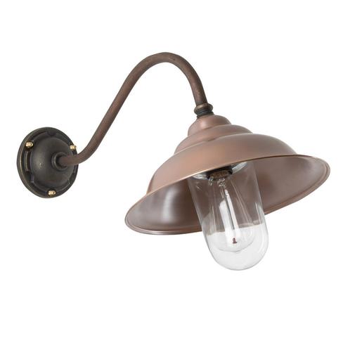 Savoye II Stallamp Schuin Brons Buitenverlichting, Tuin en Terras, Buitenverlichting, 50 tot 250 watt, Nieuw, Overige materialen
