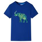 vidaXL Kindershirt 140 donkerblauw, Verzenden, Nieuw