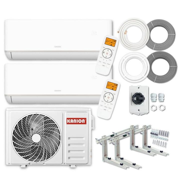 Compleet Multi-Split Airco pakket 5.0 kW - Koelen en, Witgoed en Apparatuur, Airco's, Ophalen of Verzenden